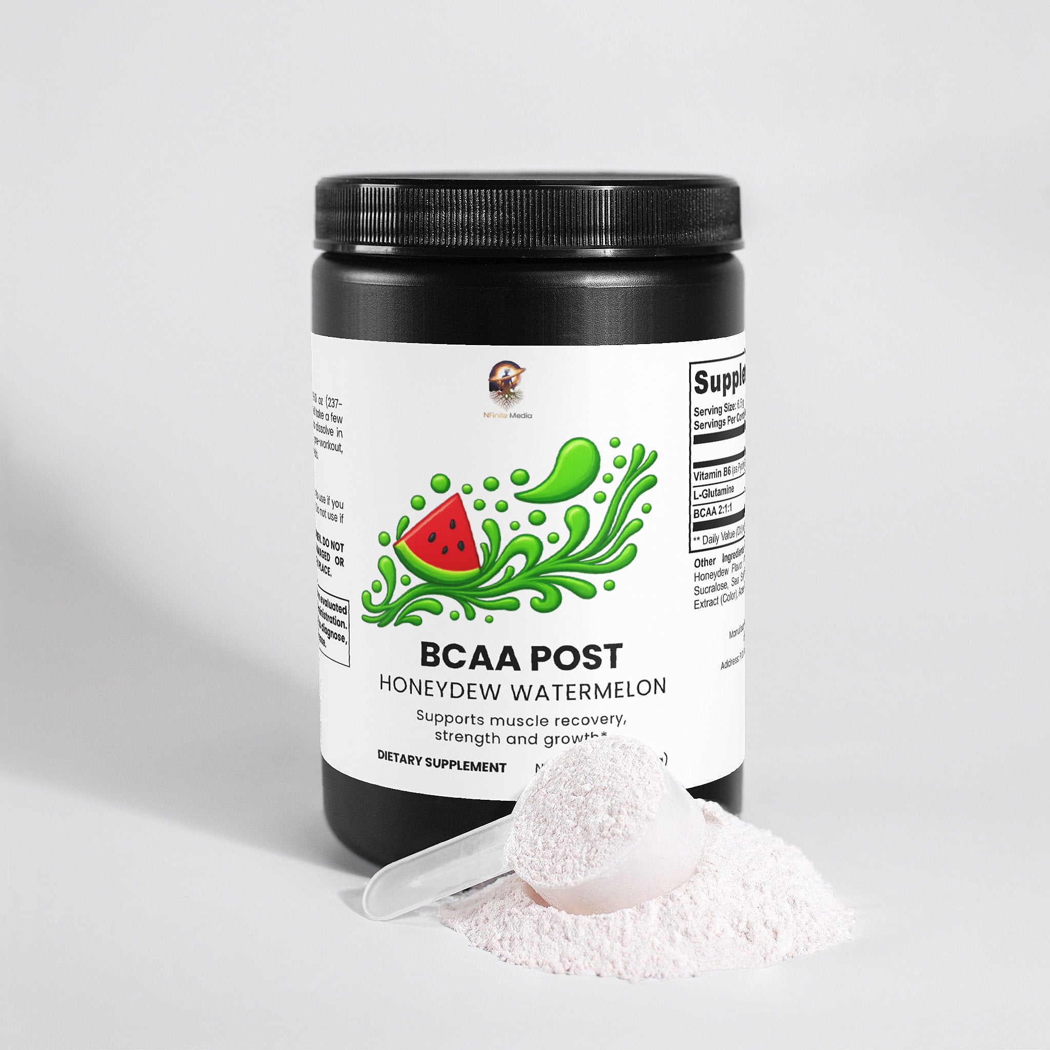 BCAA Post Workout Powder (Honeydew/Watermelon)