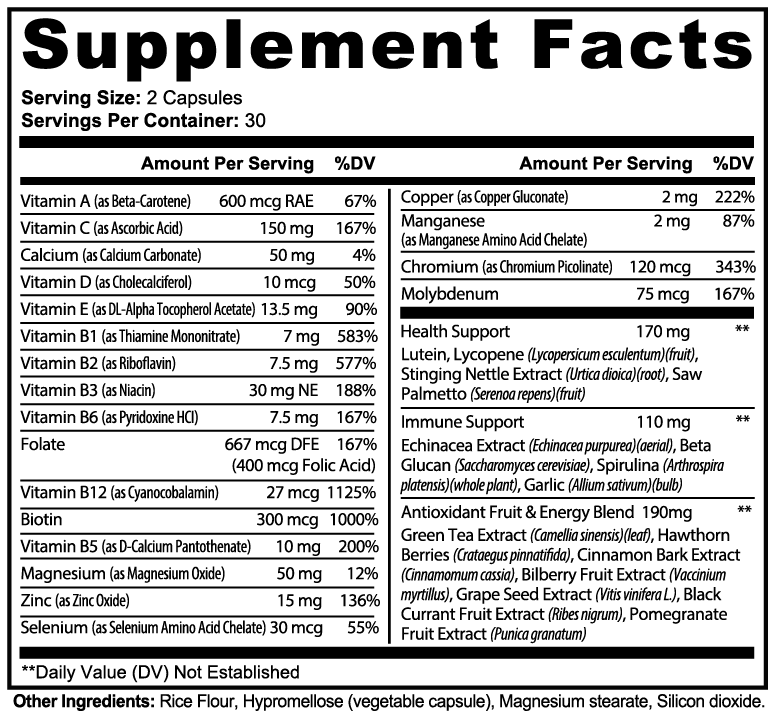 Baseline Multivitamin