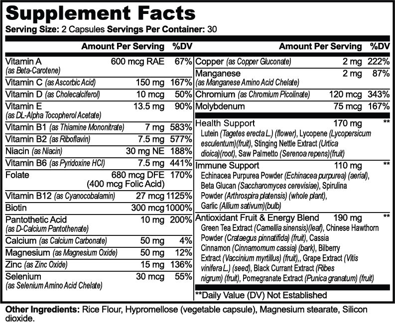 Baseline Multivitamin