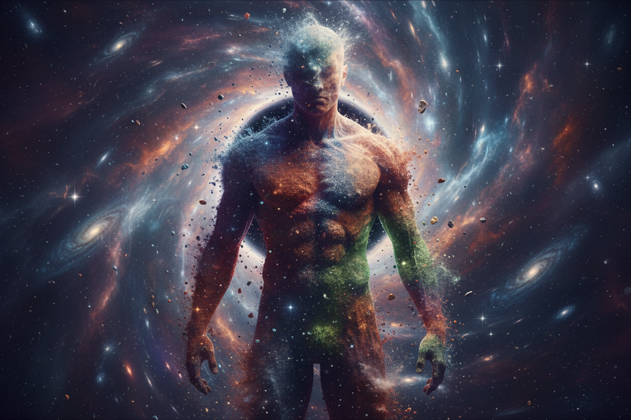 more muscular and the granular look formation, like out of a black hole